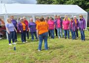 Gem singing at the Codnor Fete 2